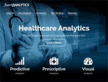 Tablet Screenshot of fluentanalytics.com